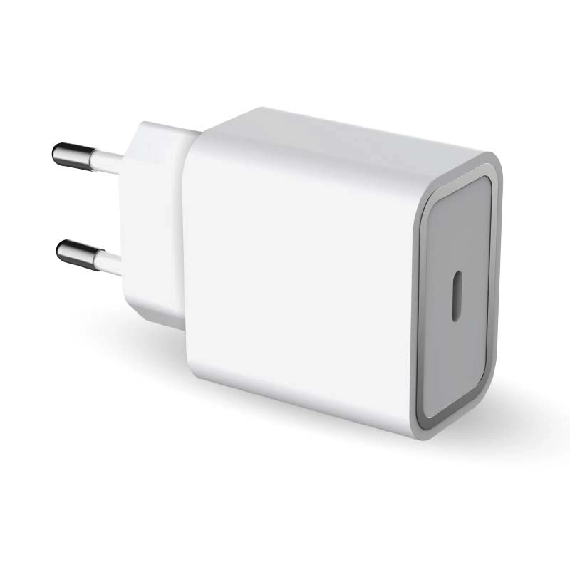 شارژر دیواری فورس مدل Port USB-C PD 25W Recycled Charger - سفید