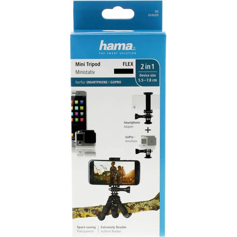 سه پایه نگهدارنده گوشی موبایل هاما مدل Flex -4609