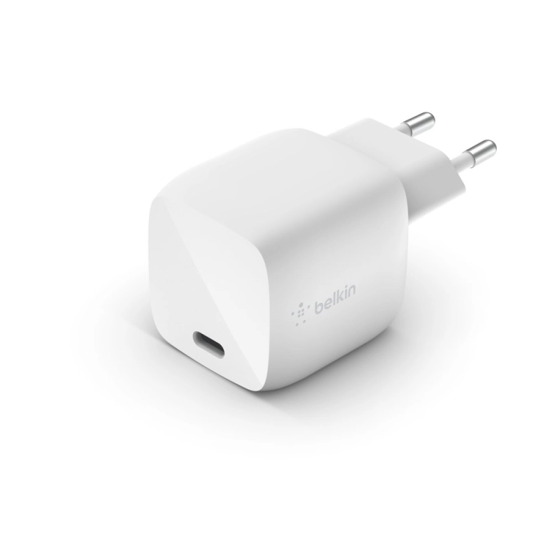 شارژر دیواری شارژ سریع 30 وات بلکین مدل WCH001vfWH با پورت USB-C